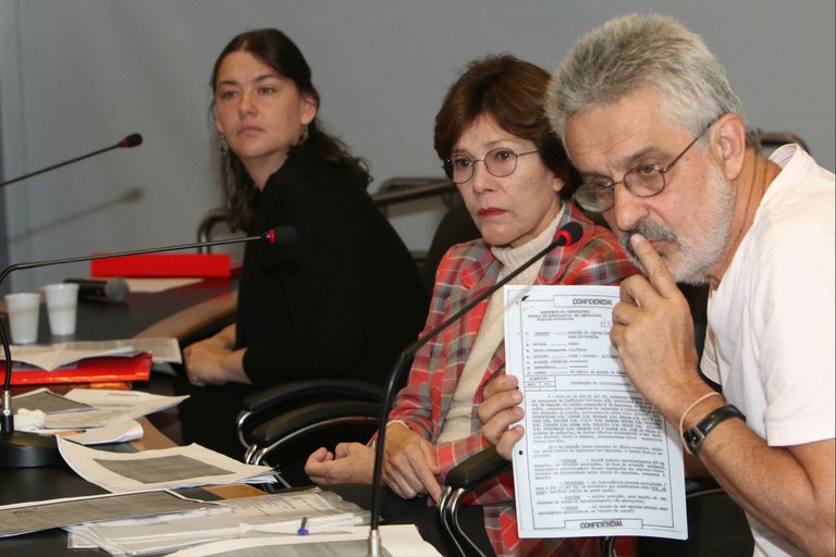 Victoria Basualdo, Rosa Cardoso e Sebastião Neto