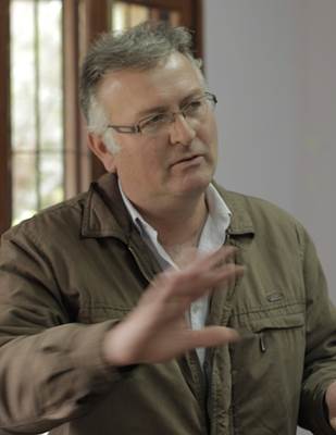 Ramón Zavala, intendente de Irala Fernández. Foto: Diego Rivas. 