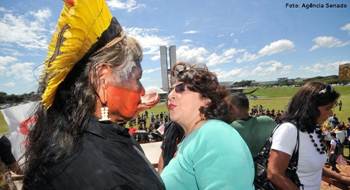 Descripción: protestas indigenas belomonte